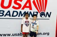 Reyansh Chalamalasetti & Michael Sun - 2nd Place - Junior National 2024 Achievements - Plano, DFW, McKinney Badminton Center